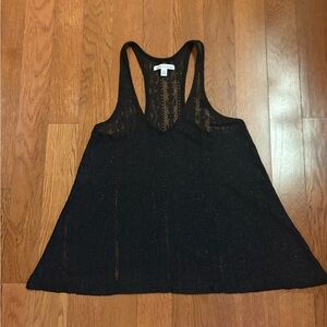 American Eagle Outfitters Black Lace Tank Top. Size Small.